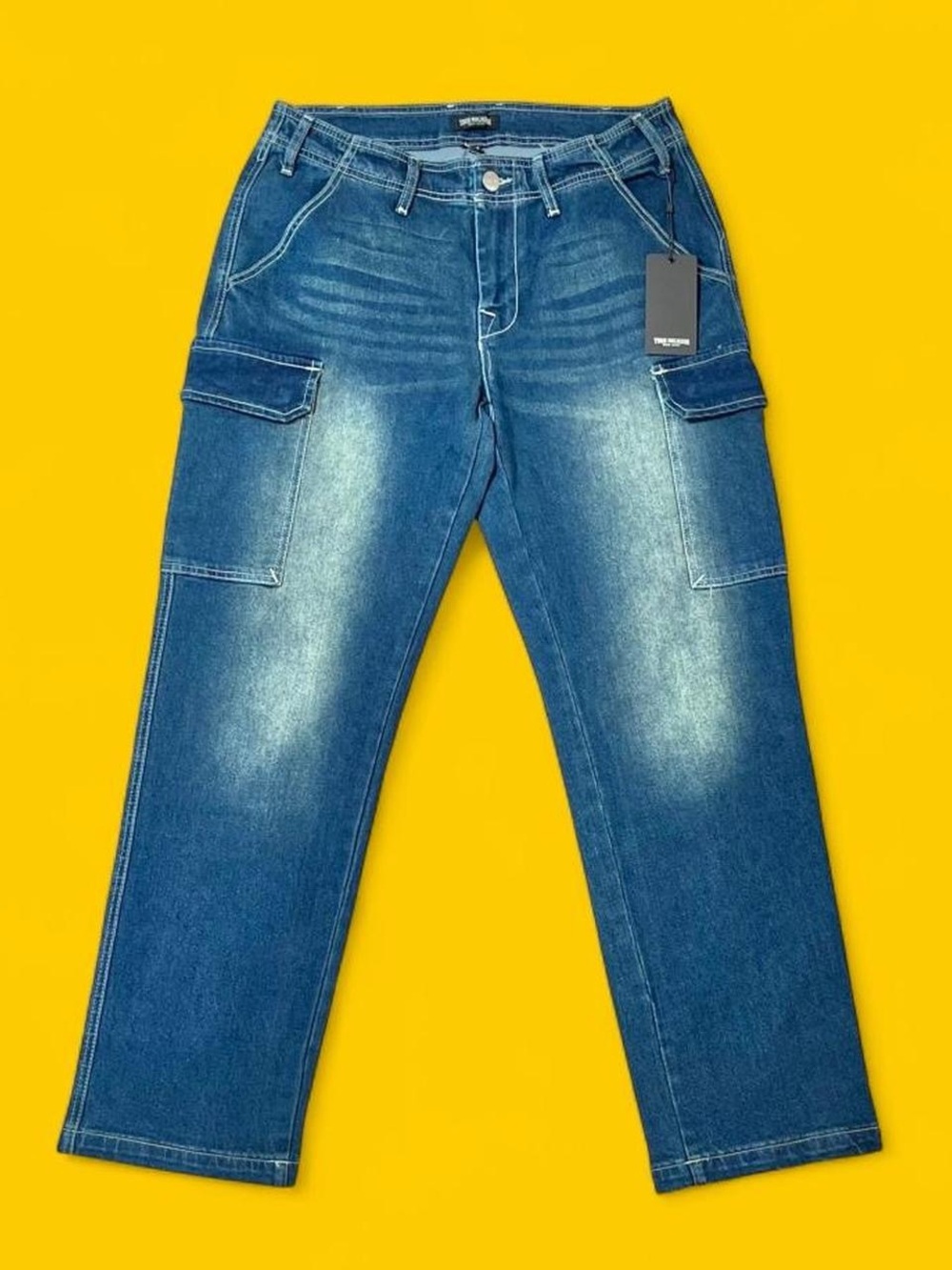 True Religion Denim Cargo Pants Men’s Size 30 Medium Amber Nights Wash NWT